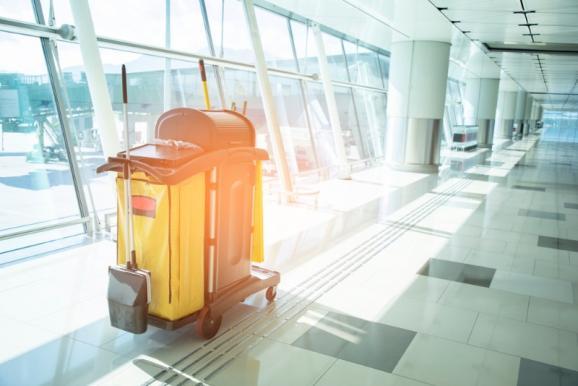 chariot de nettoyage de locaux